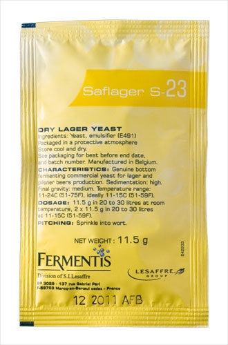 Saflager S-23 Dry Lager Yeast 11.5g